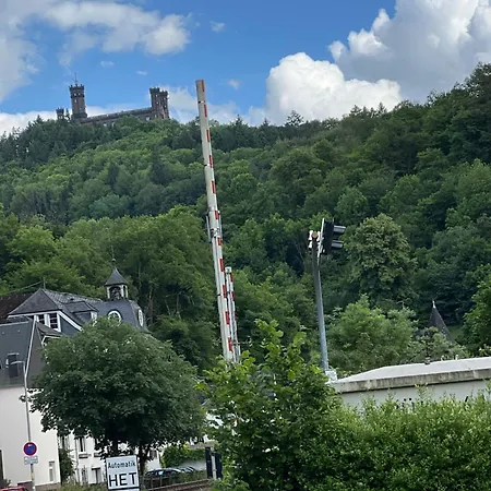 Fluss&gleis Im Historischen Bahnhofsgebaeude In An Der Lahn Apartamento Balduinstein