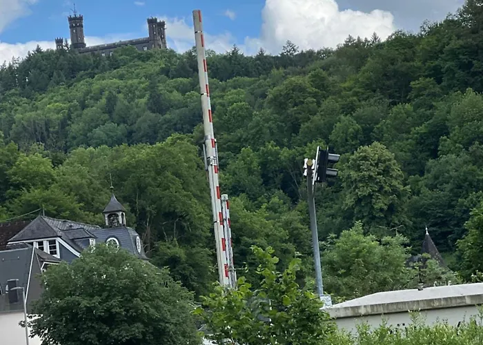 Fluss&gleis Im Historischen Bahnhofsgebaeude In An Der Lahn Apartament Balduinstein